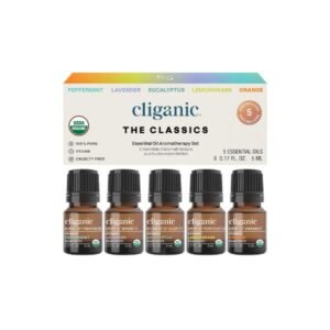 Cliganic USDA Organic Aromatherapy Essential Oils