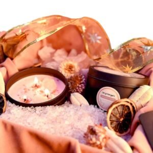 Inspireyes Healing Crystal Candle Set