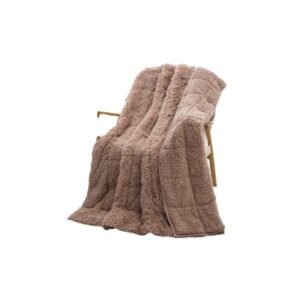 Wemore Shaggy Long Fur Faux Fur Weighted Blanket