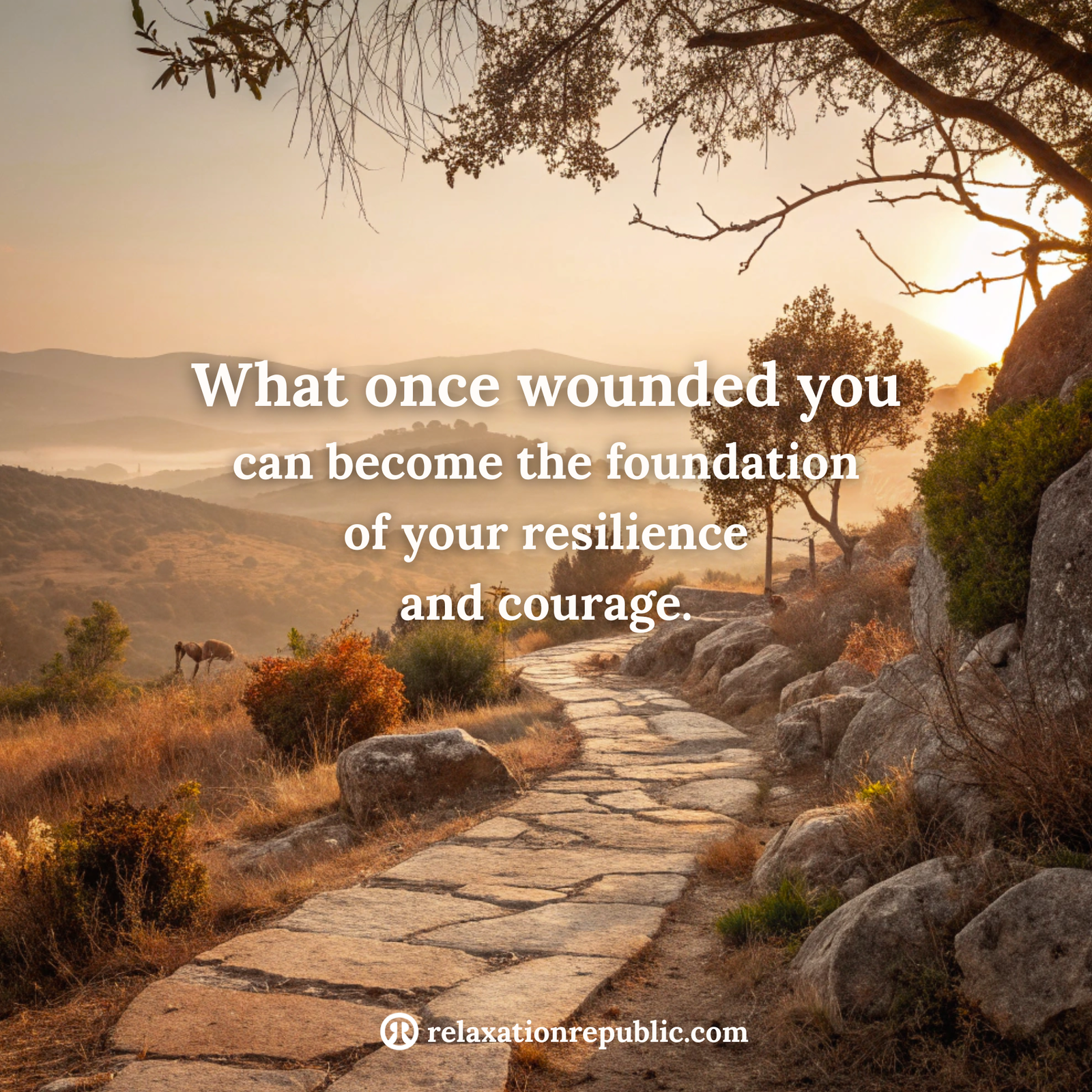 What once wounded