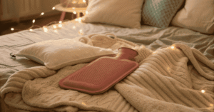electric heating pad vs hot water bottle