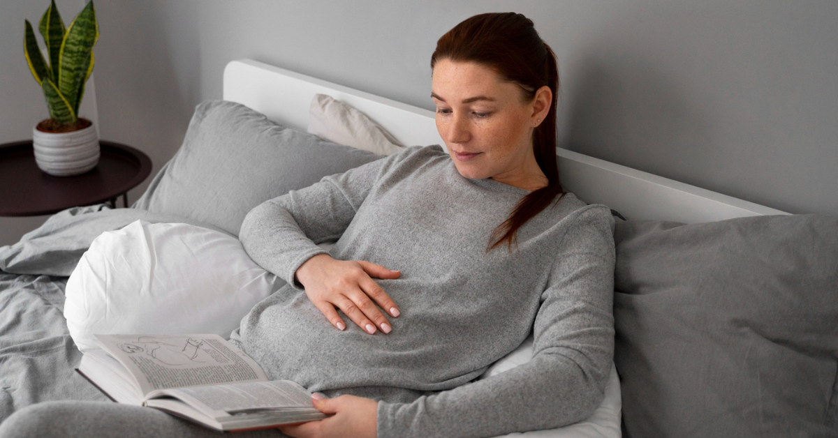 ⁠Can you use a heating pad while pregnant