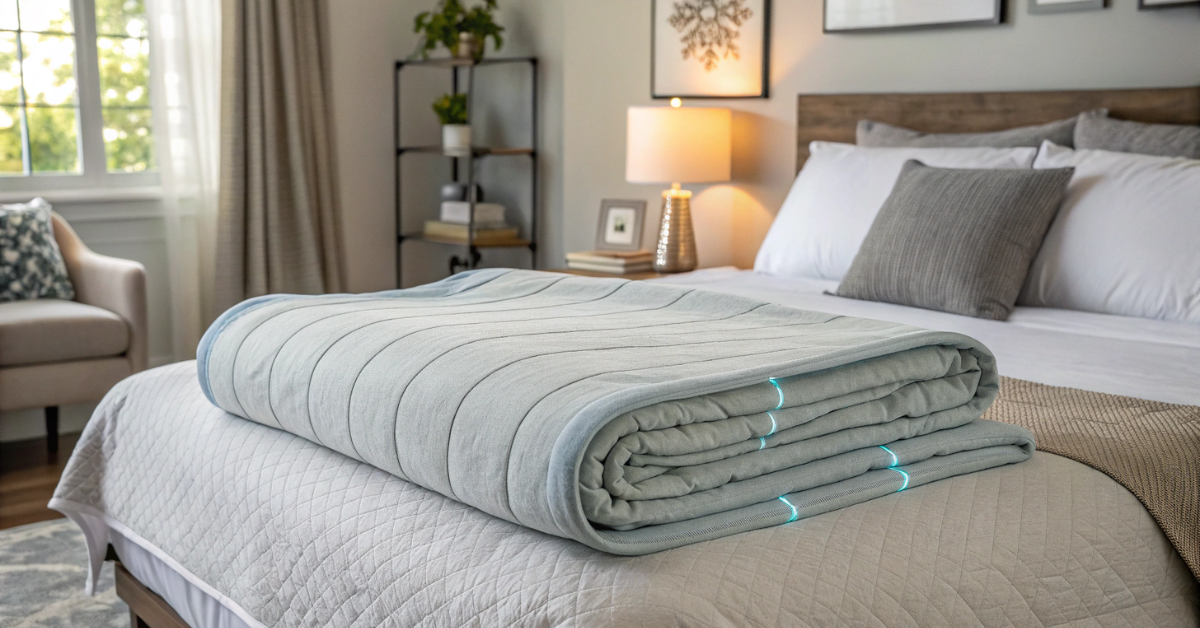 ⁠best weighted blanket for hot sleepers