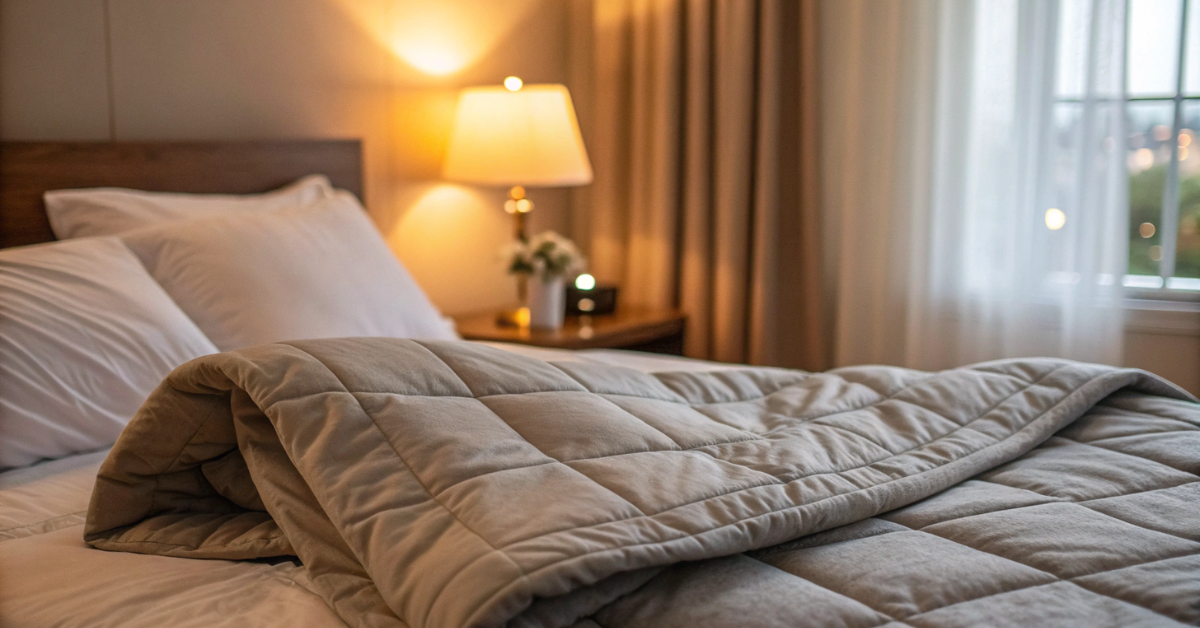 ⁠weighted blanket for side sleepers