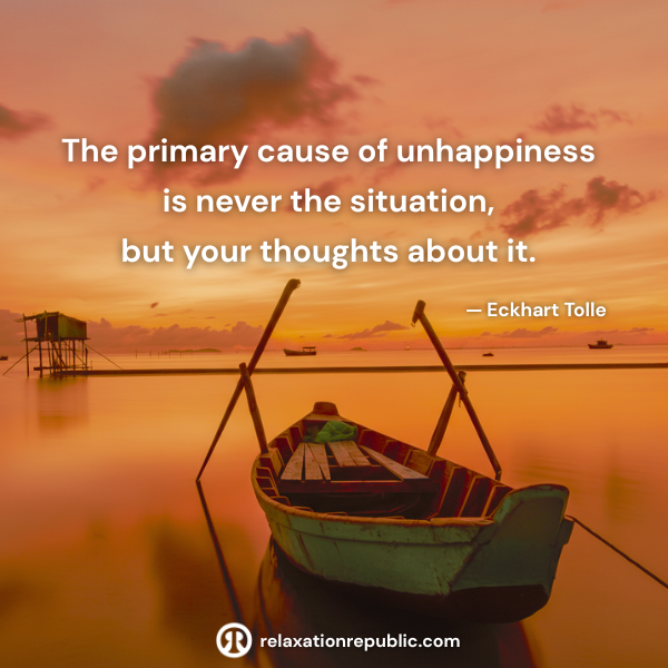 The primary cause of unhappiness