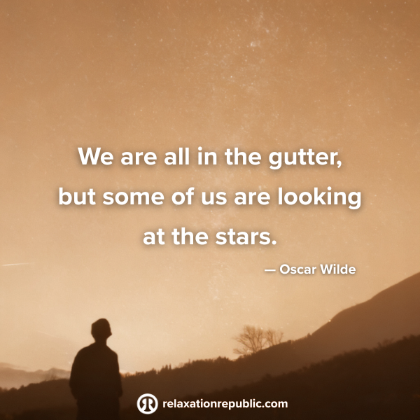 We are all in the gutter